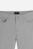 PANTALONE 5 TASCHE BASIC IN GAMBARDINA GRIGIO MEDIO
