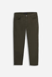 PANTALONE 5 TASCHE BASIC IN GAMBARDINA MORO