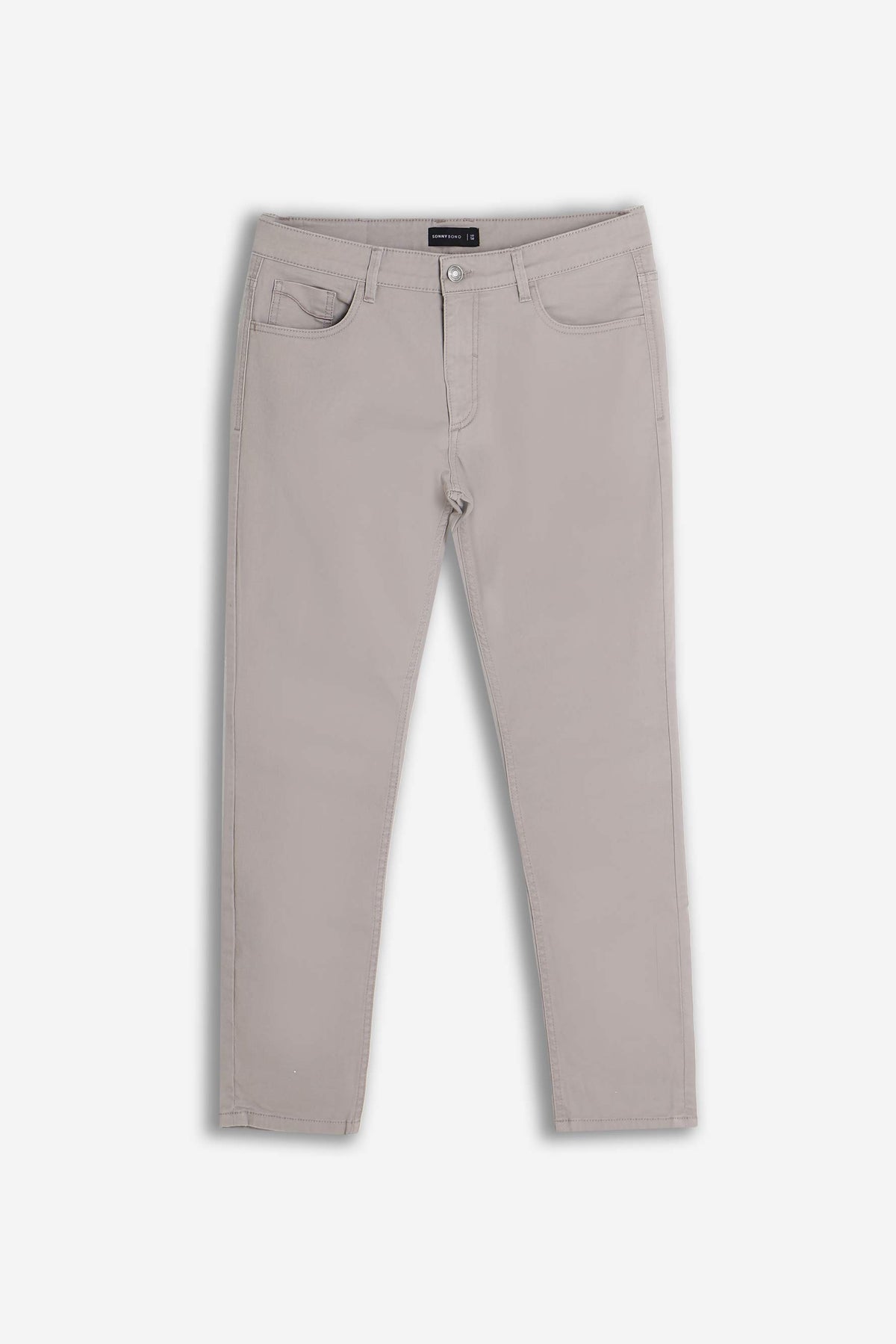 PANTALONE 5 TASCHE BASIC IN GAMBARDINA TORTORA