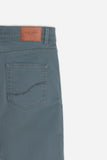 PANTALONE 5 TASCHE BASIC IN GAMBARDINA VERDE BOSCO