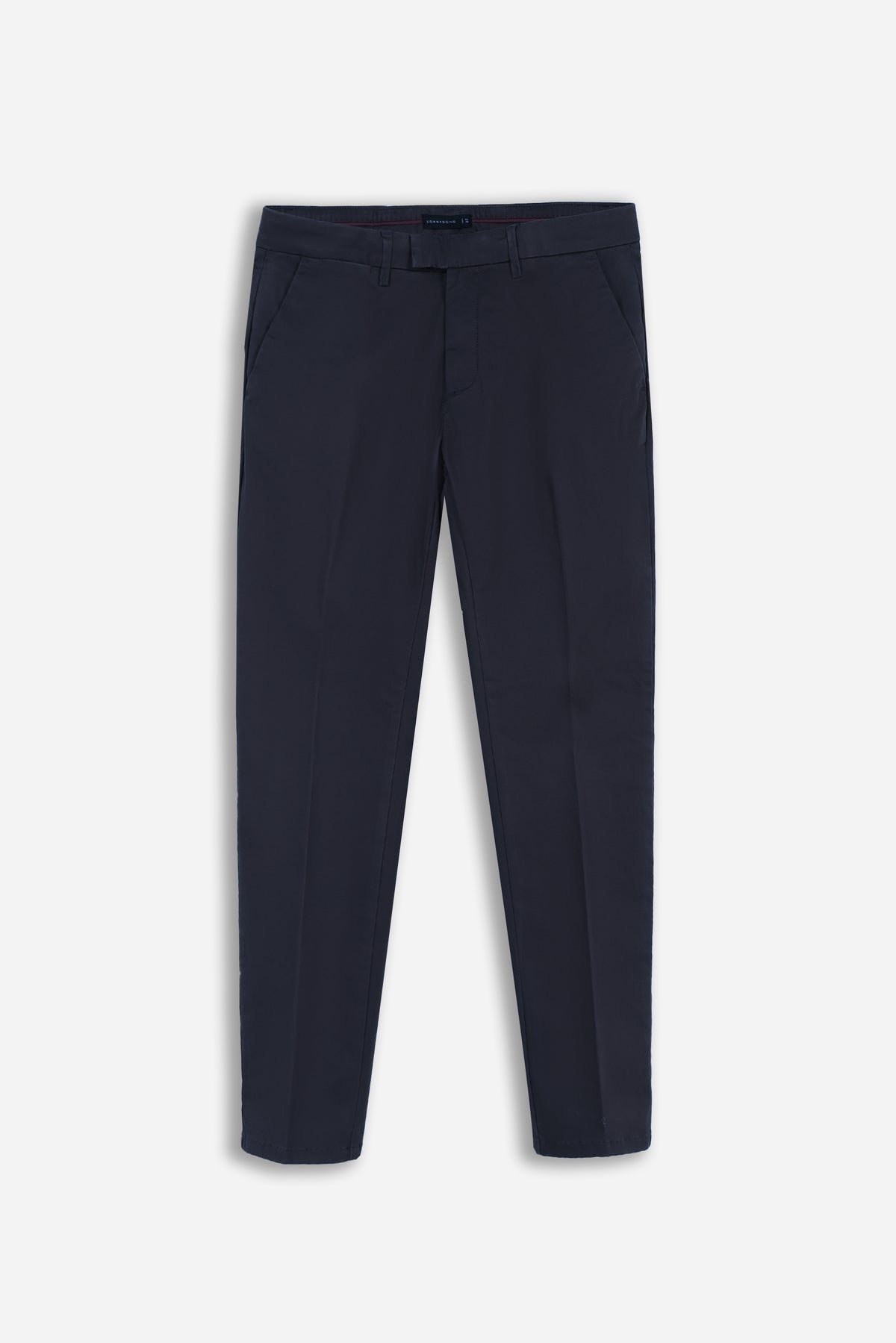 PANTALONE CHINO RASO BLEU