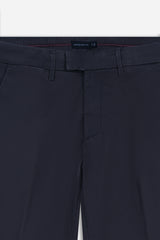 PANTALONE CHINO RASO BLEU