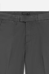 PANTALONE CHINO RASO GRIGIO SCURO