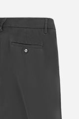 PANTALONE CHINO RASO GRIGIO SCURO