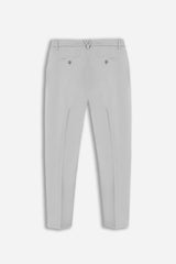 PANTALONE CHINO RASO GRIGIO CHIARO