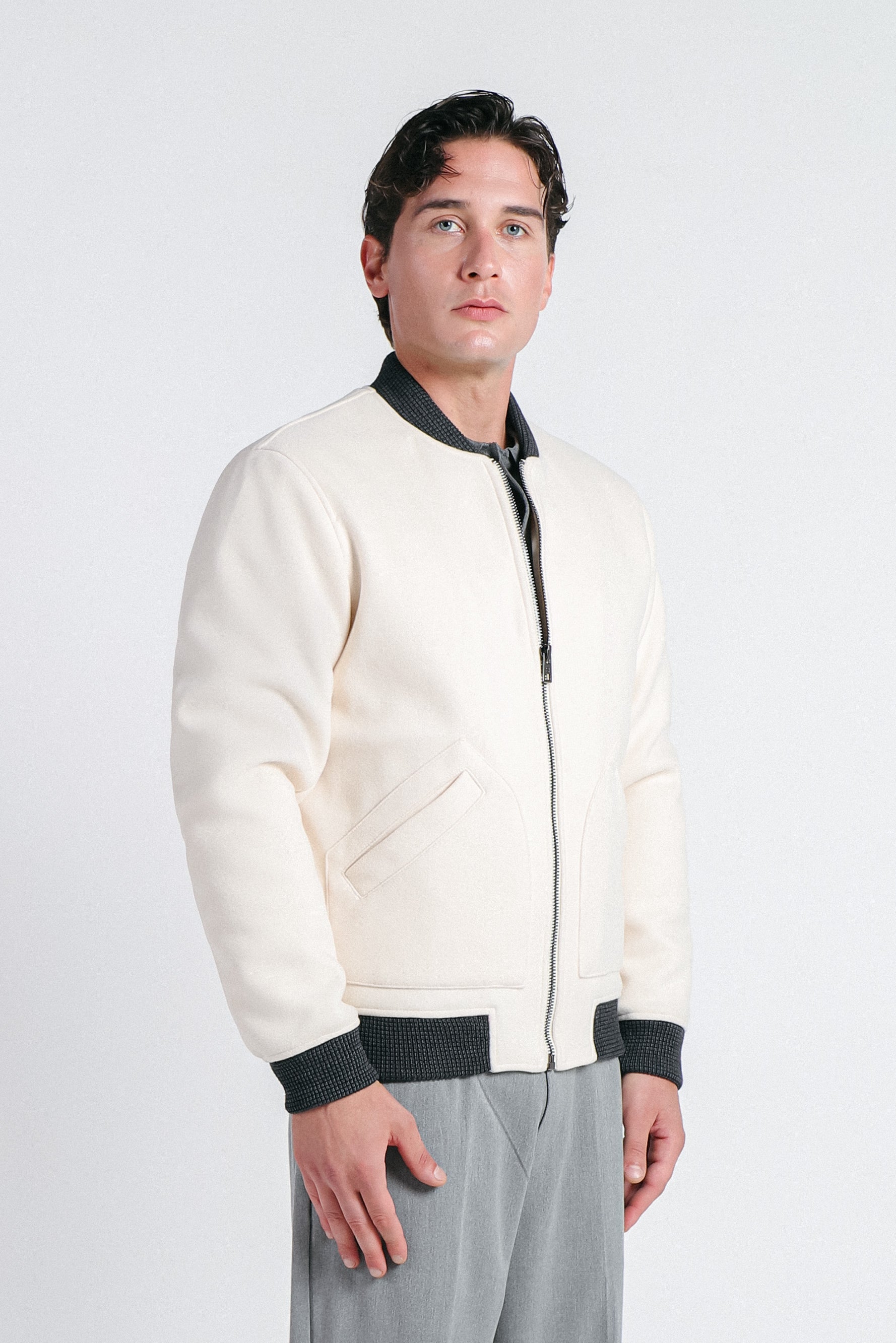 GIUBBOTTO BOMBER IN PANNO PANNA
