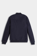 GIUBBOTTO BOMBER IN PANNO M BLEU