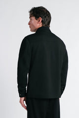 OVERSHIRT IN PIQUET NERO
