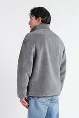 GIUBBOTTO CON PELLICCIOTTO GRIGIO