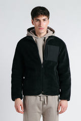 GIUBBOTTO CON PELLICCIOTTO NERO