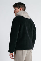 GIUBBOTTO CON PELLICCIOTTO NERO