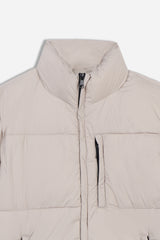 GIUBBOTTO TRAPUNTATO BEIGE CHIARO