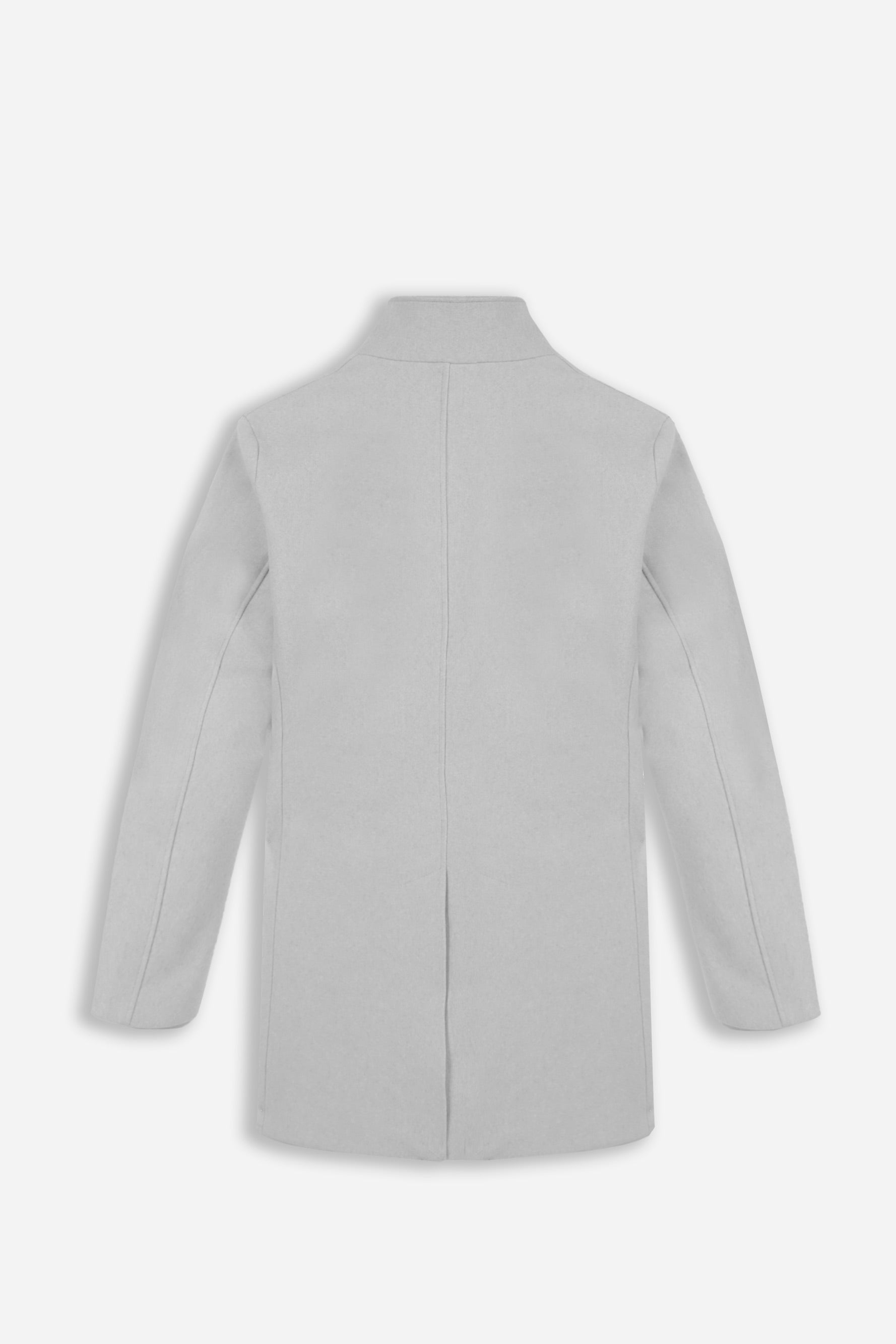 CAPPOTTO COLLO IN PIEDI GRIGIO CHIARO