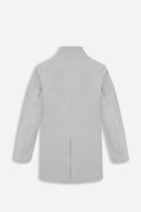 CAPPOTTO COLLO IN PIEDI GRIGIO CHIARO