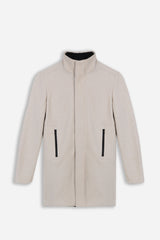CAPPOTTO COLLO IN PIEDI BEIGE CHIARO