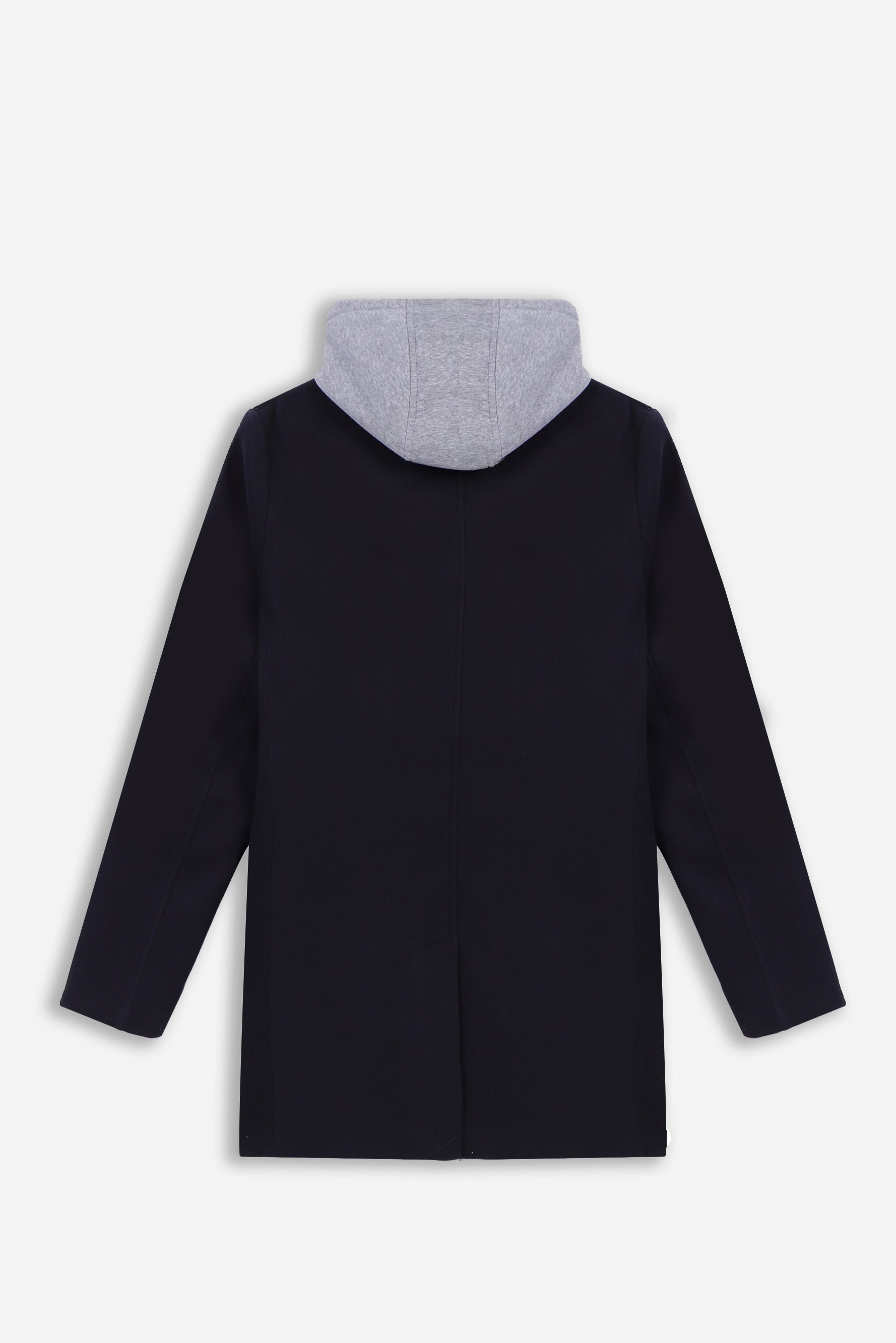 CAPPOTTO BARONETTO CON CAPPUCCIO IN FELPA BLEU - Sonnybono