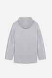 CAPPOTTO CON CAPPUCCIO GRIGIO CHIARO - Sonnybono