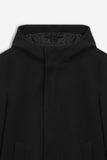 CAPPOTTO CON CAPPUCCIO NERO - Sonnybono