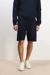 BERMUDA IN FELPA BASIC BLEU