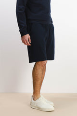 BERMUDA IN FELPA BASIC BLEU