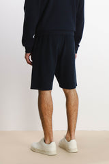 BERMUDA IN FELPA BASIC BLEU