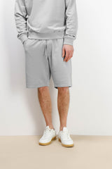 BERMUDA IN FELPA BASIC GRIGIO GHIACCIO