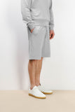 BERMUDA IN FELPA BASIC GRIGIO GHIACCIO