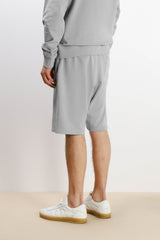 BERMUDA IN FELPA BASIC GRIGIO GHIACCIO