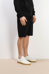 BERMUDA IN FELPA BASIC NERO