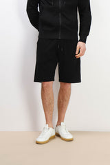 BERMUDA IN FELPA BASIC NERO