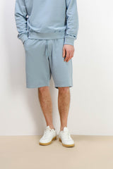 BERMUDA IN FELPA BASIC POLVERE