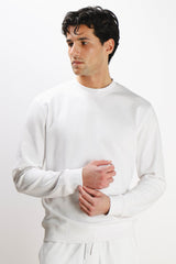 FELPA GIROCOLLO BASIC BIANCO