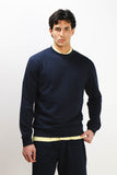 FELPA GIROCOLLO BASIC BLEU