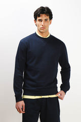 FELPA GIROCOLLO BASIC BLEU