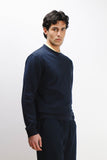 FELPA GIROCOLLO BASIC BLEU