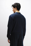 FELPA GIROCOLLO BASIC BLEU