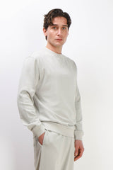 FELPA GIROCOLLO BASIC GRIGIO GHIACCIO