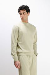 FELPA GIROCOLLO BASIC KAKI