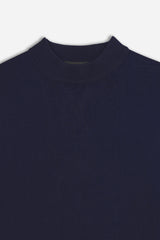 MAGLIA LUPETTO BASIC BLEU