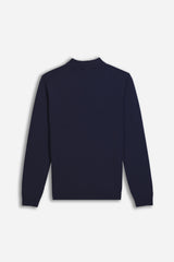 MAGLIA LUPETTO BASIC BLEU