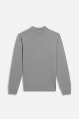 MAGLIA LUPETTO BASIC GRIGIO CHIARO