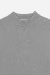 MAGLIA LUPETTO BASIC GRIGIO CHIARO