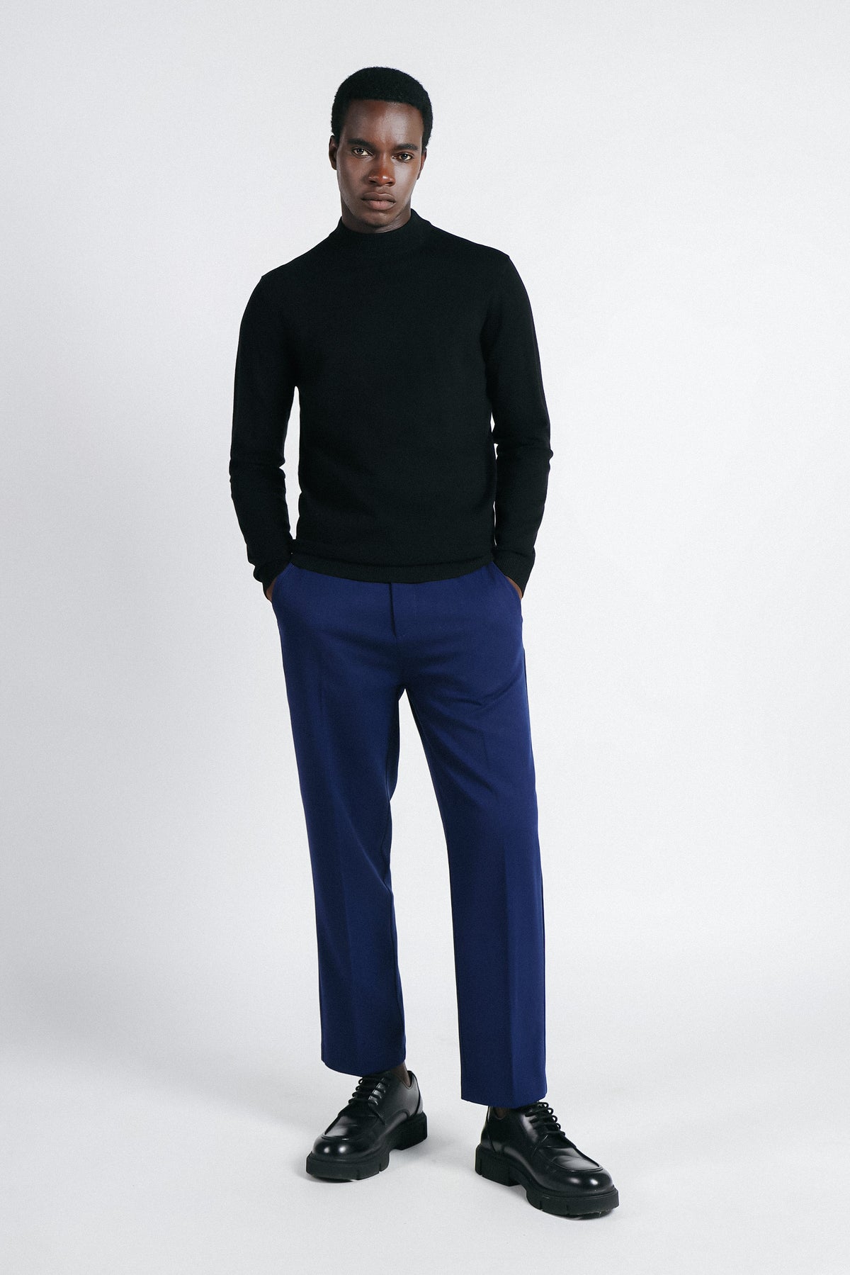 MAGLIA LUPETTO BASIC NERO