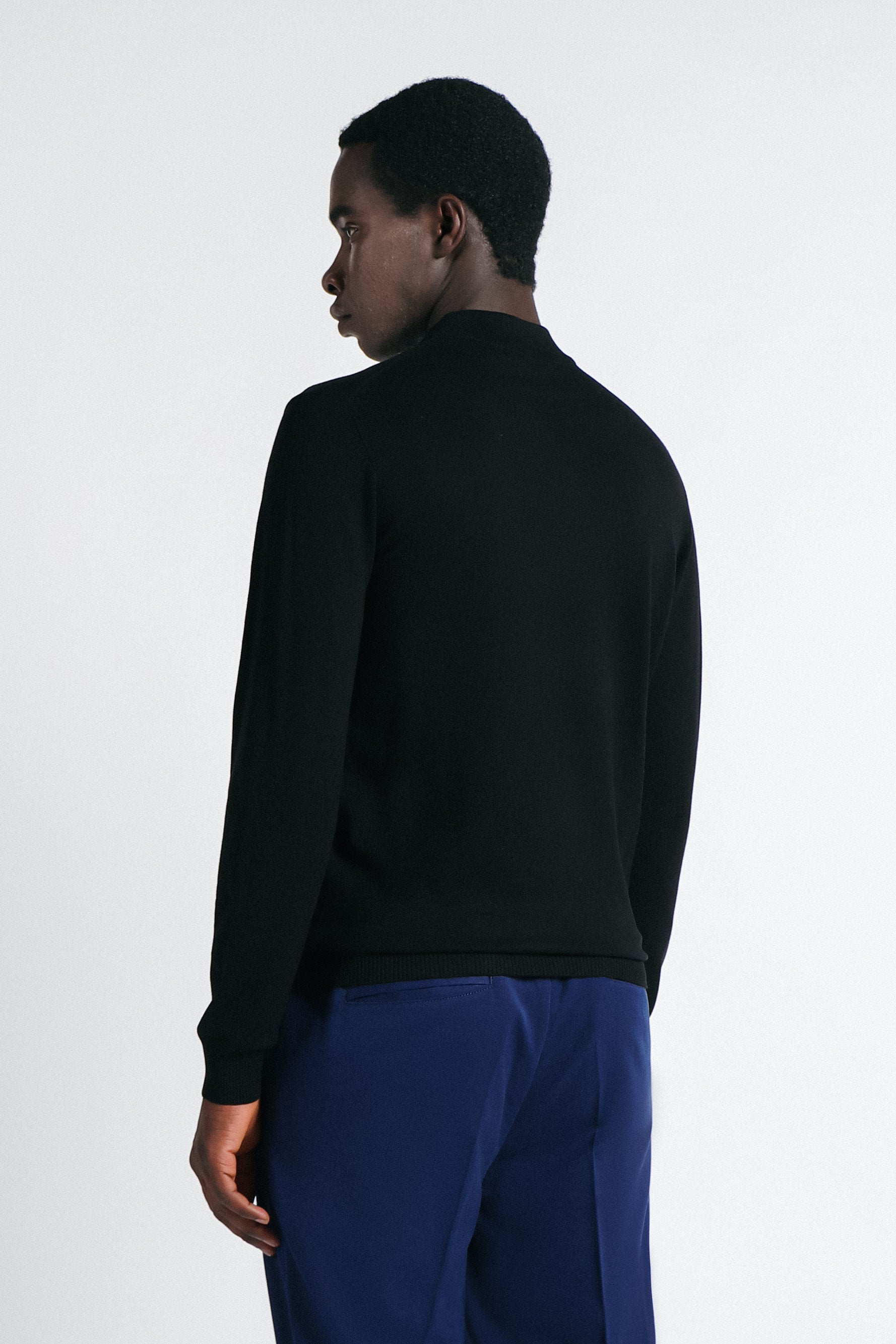 MAGLIA LUPETTO BASIC NERO
