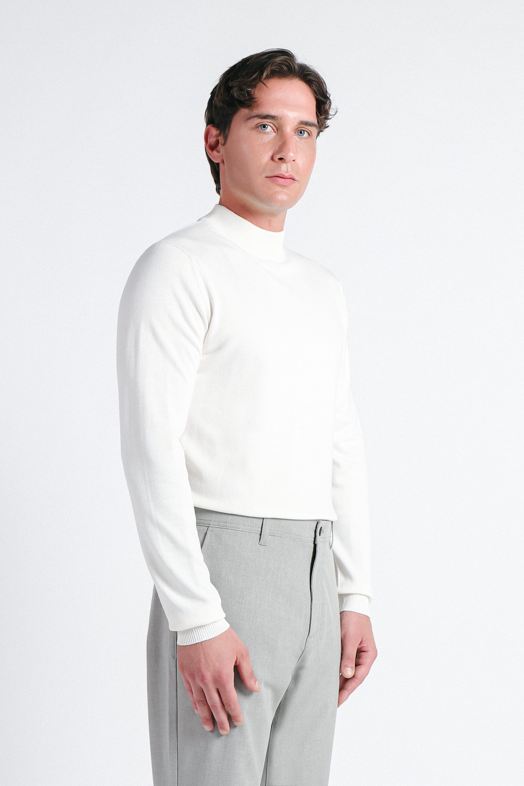 MAGLIA LUPETTO BASIC PANNA