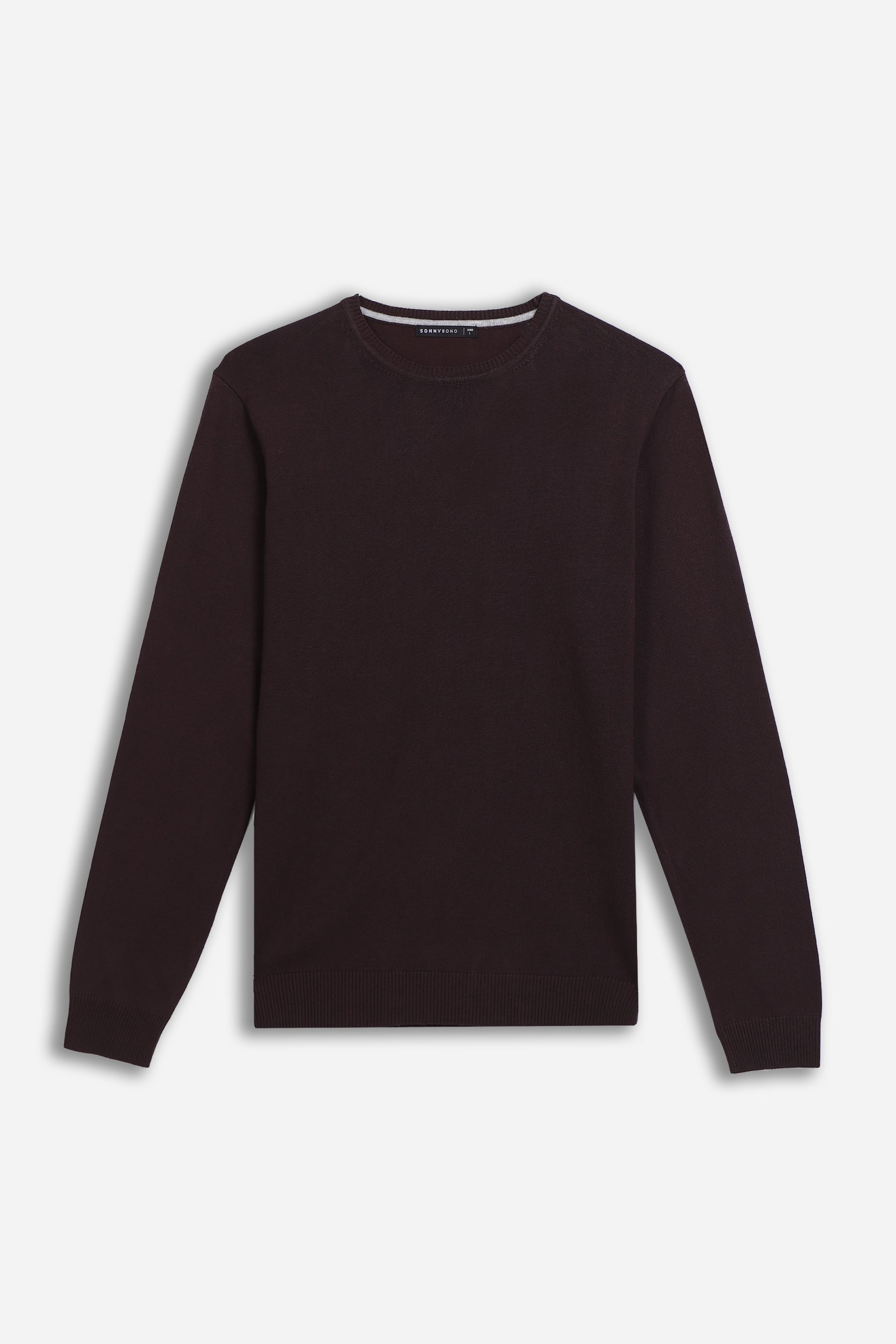 MAGLIA GIROCOLLO IN VISCOSA NYLON MORO