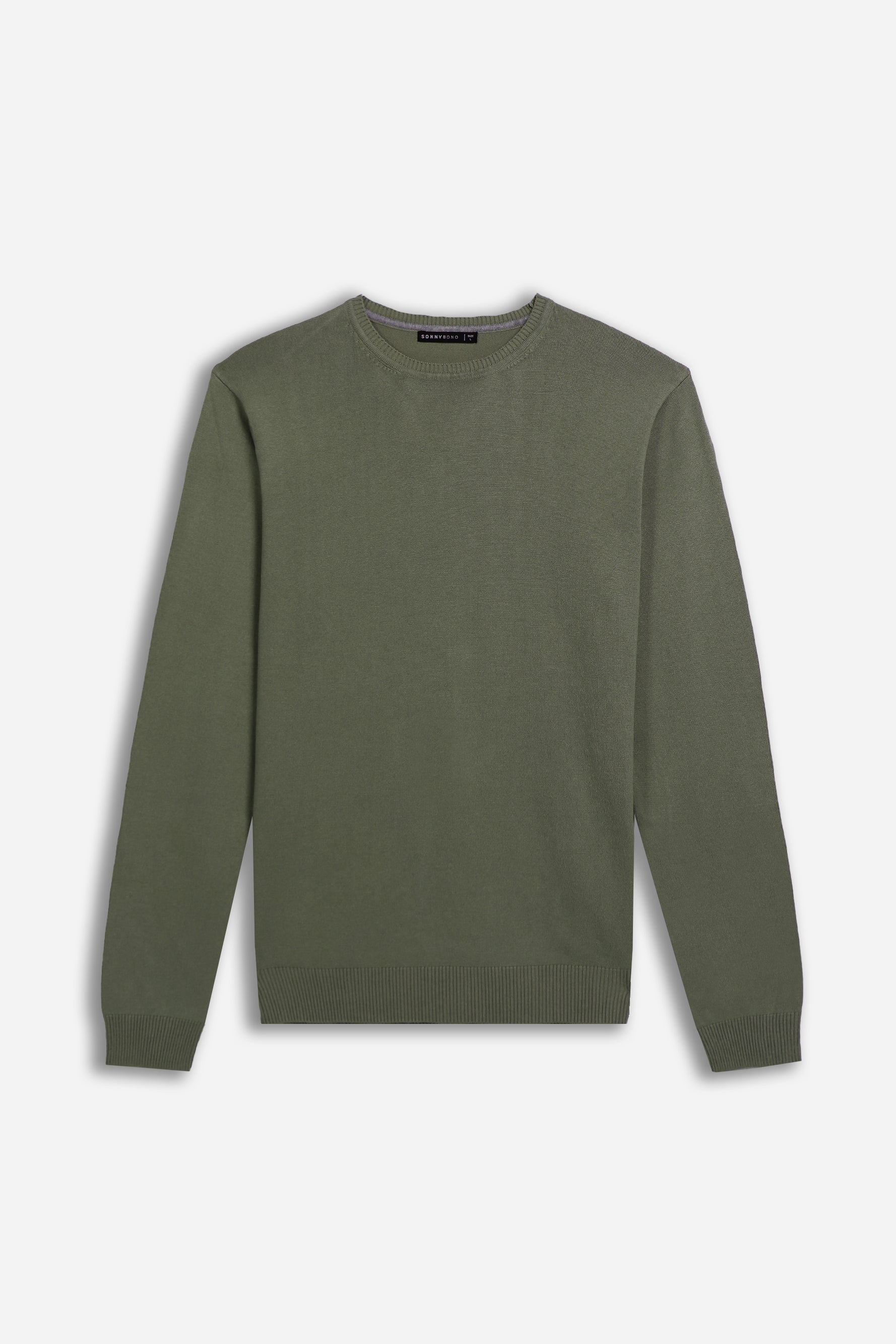 MAGLIA GIROCOLLO IN VISCOSA NYLON SALVIA