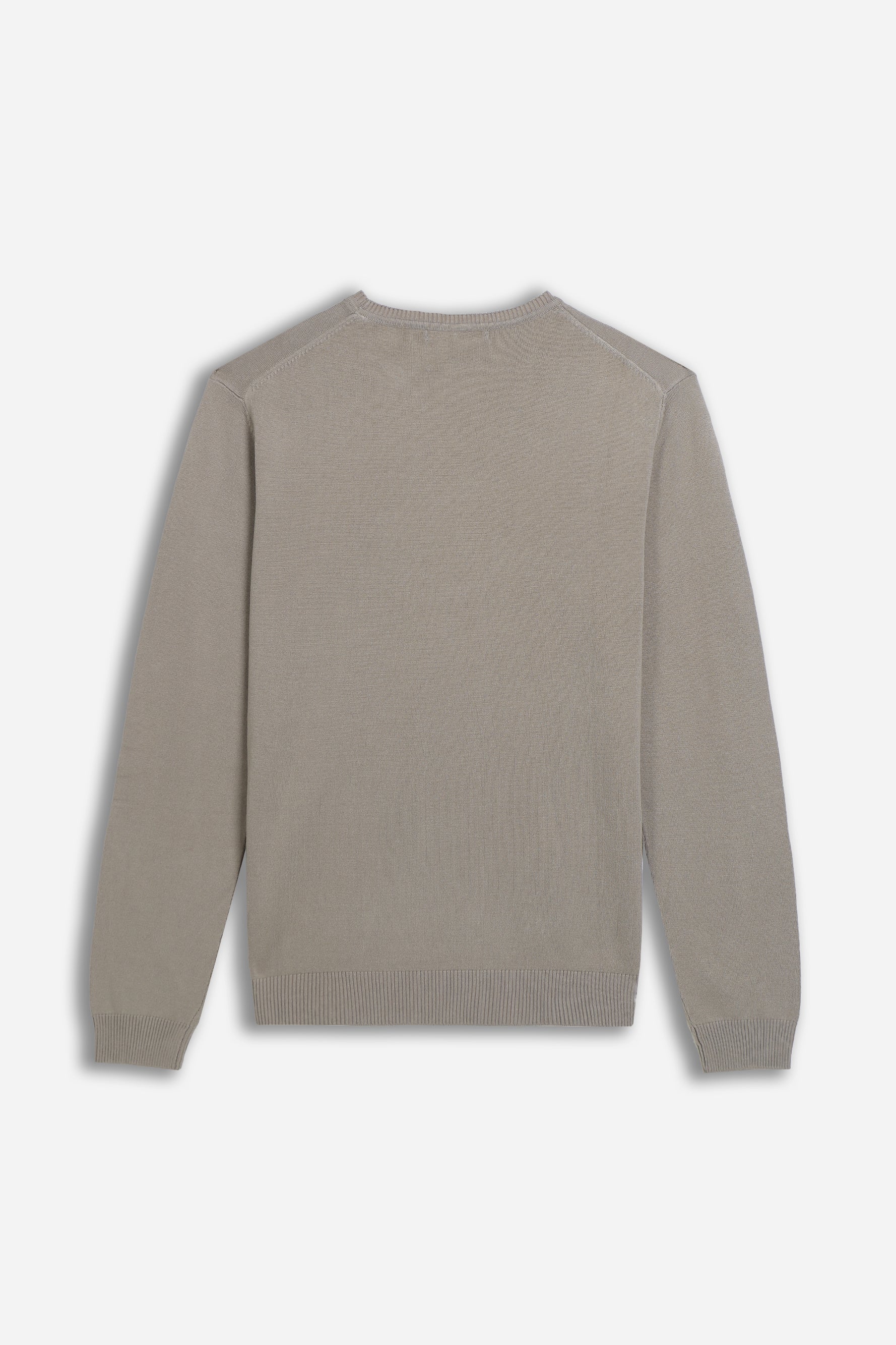 MAGLIA GIROCOLLO IN VISCOSA NYLON TORTORA