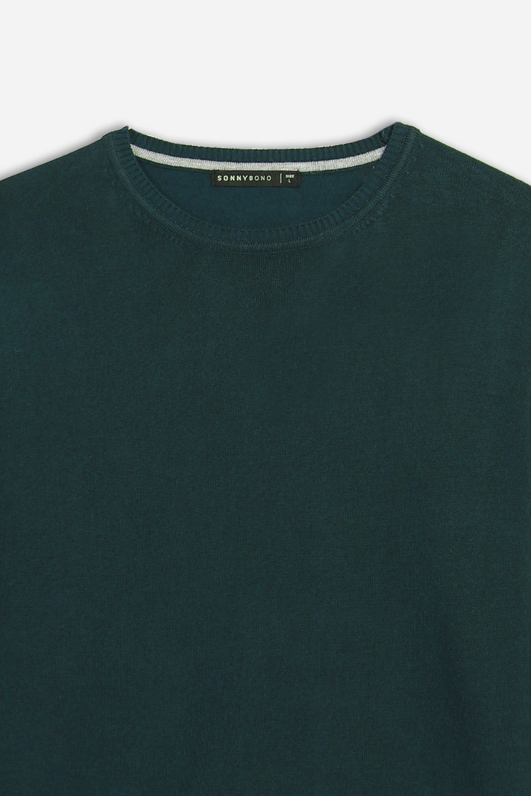 MAGLIA GIROCOLLO IN VISCOSA NYLON VERDONE