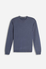 MAGLIA GIROCOLLO BASIC POLVERE